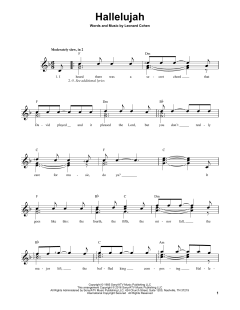 Hallelujah von Leonard Cohen (Download) 