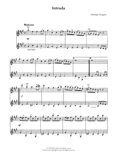 Intrada von Christoph Graupner (Download) 