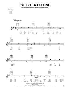 I've Got A Feeling von The Beatles (Download) 