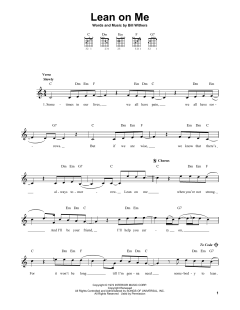Lean On Me von Bill Withers (Download) 