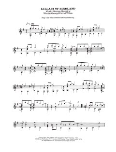 Lullaby Of Birdland von George Shearing (Download) 