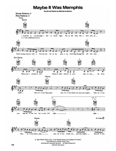 Maybe It Was Memphis von Pam Tillis (Download) 