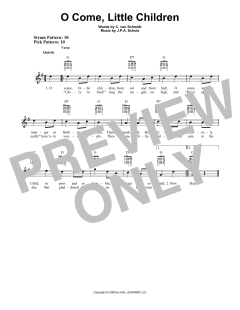O Come, Little Children von J.P.A. Schulz (Download) 