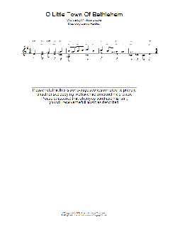 O Little Town Of Bethlehem von Phillips Brooks (Download) 
