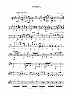 Overture von Ferdinando Carulli (Download) 
