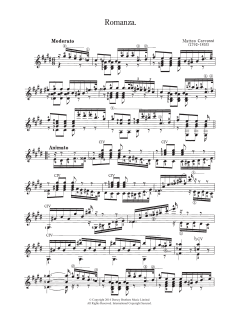 Romanza von Matteo Carcassi (Download) 