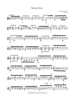 Sonatina von Ferdinando Carulli (Download) 