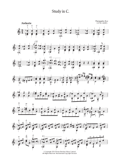 Study In C von Fernando Sor (Download) 