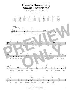 There's Something About That Name von Gloria Gaither (Download) 