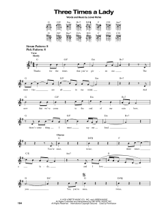 Three Times A Lady von The Commodores (Download) 