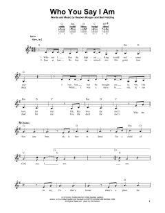 Who You Say I Am von Hillsong Worship (Download) 