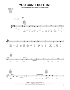 You Can't Do That von The Beatles (Download) 