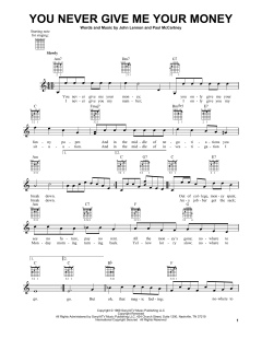 You Never Give Me Your Money von The Beatles (Download) 