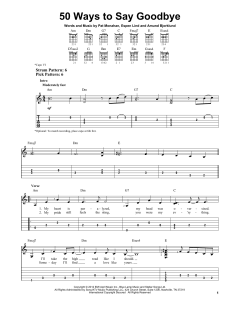 50 Ways To Say Goodbye von Train (Download) 