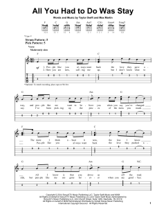All You Had To Do Was Stay von Taylor Swift (Download) 
