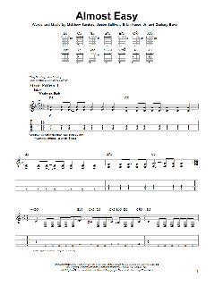 Almost Easy von Avenged Sevenfold (Download) 