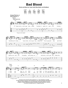 Bad Blood von Taylor Swift (Download) 