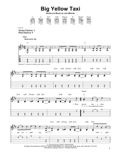 Big Yellow Taxi von Joni Mitchell (Download) 
