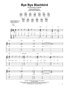 Bye Bye Blackbird von Mort Dixon (Download) 