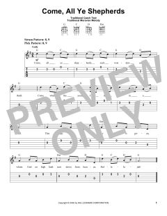 Come, All Ye Shepherds (Download) 