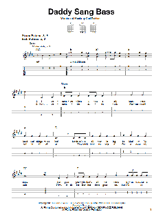 Daddy Sang Bass von Johnny Cash (Download) 