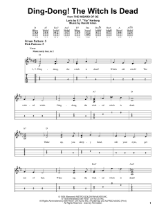 Ding-Dong! The Witch Is Dead von Harold Arlen (Download) 