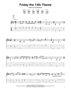 Friday The 13th Theme von Harry Manfredini (Download) 