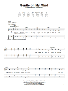 Gentle On My Mind von Johnny Cash (Download) 