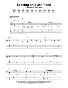 Leaving On A Jet Plane von John Denver (Download) 