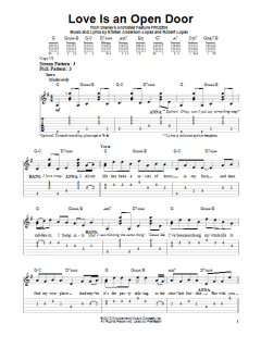 Love Is An Open Door von Robert Lopez (Download) 