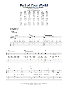 Part Of Your World von Alan Menken (Download) 