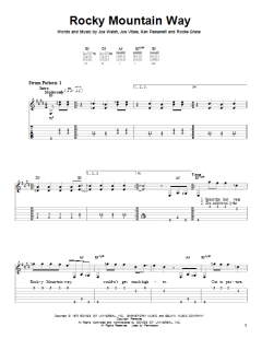 Rocky Mountain Way von Joe Walsh (Download) 