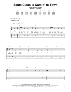 Santa Claus Is Comin' To Town von Fred Coots (Download) 