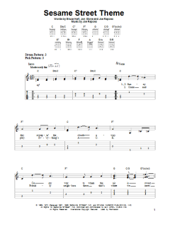 Sesame Street Theme von Jon Stone (Download) 