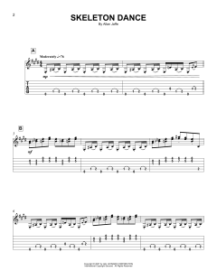 Skeleton Dance von Allan Jaffe (Download) 