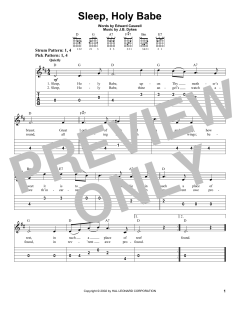 Sleep, Holy Babe von Edward Caswell (Download) 