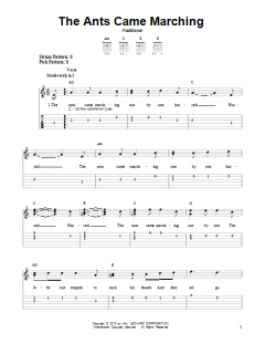 The Ants Came Marching von Traditional (Download) 
