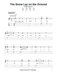 The Snow Lay On The Ground von Traditional Irish Carol (Download) 