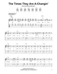The Times They Are A-Changin' von Bob Dylan (Download) 