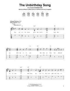 The Unbirthday Song von Al Hoffman (Download) 
