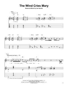 The Wind Cries Mary von Jimi Hendrix (Download) 