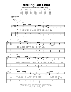 Thinking Out Loud von Ed Sheeran (Download) 