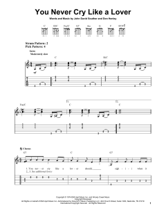 You Never Cry Like A Lover von The Eagles (Download) 