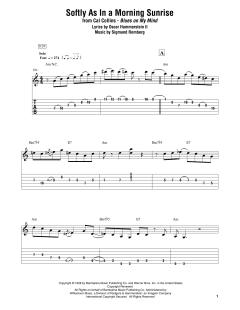 Softly As In A Morning Sunrise von Sigmund Romberg (Download) 