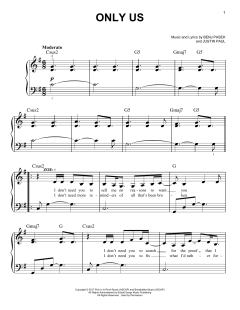 Only Us von Benj Pasek (Download) 