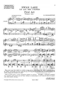 Schwanensee op. 20 von Pjotr Iljitsch Tschaikowski 