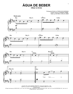 Agua De Beber von Antonio Carlos Jobim (Download) 