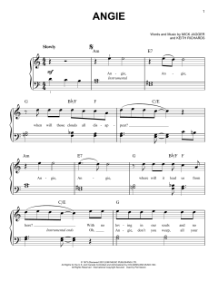 Angie von The Rolling Stones (Download) 
