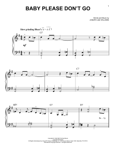Baby Please Don't Go von Joseph Williams (Download) 