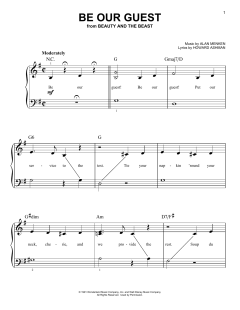 Be Our Guest von Alan Menken (Download) 